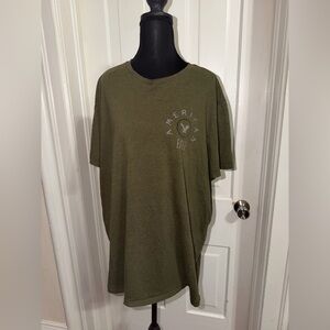Men’s plus size 2X American Eagle Outfitters Men's Green Tee, shirt